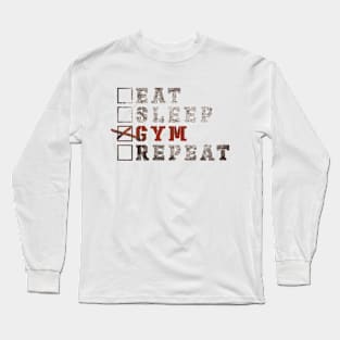 Currently at the GYM / gym / workout / exercise Long Sleeve T-Shirt